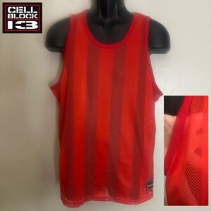 Cellblock 13 Mesh Tank Top Medium Gently worn 100% polyester